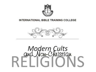 DTH012 Modern Cults & Christian Religion